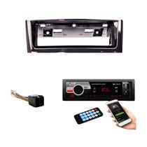 Moldura 1 Din Punto / Linea Black Piano 12 + Rádio Light + Chicote Antena Moldura 1 Din Punto / Linea Black Piano 12 + Rádio Light + Chicote Antena