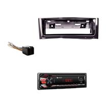 Moldura 1 Din Punto / Linea Black Piano 12 + Radio Premium + Chicote Antena Moldura 1 Din Punto / Linea Black Piano 12 + Radio Premium + Chicote Antena