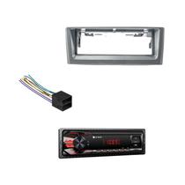 Moldura 1 Din Punto / Linea Cinza Kiron 12 + Radio Premium + Chicote Antena Moldura 1 Din Punto / Linea Cinza Kiron 12 + Radio Premium + Chicote Antena