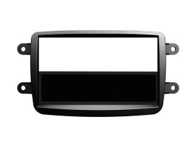 Moldura 1 Din Renault Kwid Oroch Duster Sandero Logan Preto Moldura 1 Din Renault Kwid Oroch Duster Sandero Logan Preto