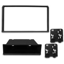 Moldura 1 e 2 Din Bongo 1995 até 2021 JP Preto Expex - EPX KI-562