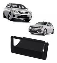 Moldura 1 ou 2 Din Toyota Etios/Corolla Gli 2015 C/Gaveta Preta Moldura 1 ou 2 Din Toyota Etios/Corolla Gli 2015 C/Gaveta Preta