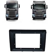 Moldura 10.1 chines caminhao scania ntg - preta linha p g r s