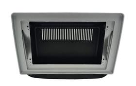 Moldura 10.1 Flutuante GM Onix Tracker 20 - Preta c/ Friso Prata - 5875