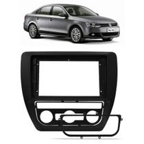 Moldura 10.1" volkswagen jetta 2011 a 2017 black piano