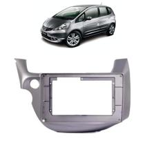 Moldura 10 polegadas honda fit 2009 a 2014 cinza