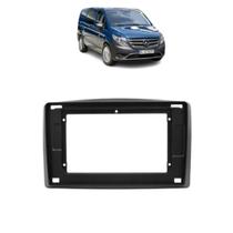 Moldura 10 polegadas mercedes-benz vito 2015/17 preto fosco