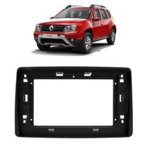 Moldura 10 polegadas renault duster 2020 a 2021 black piano