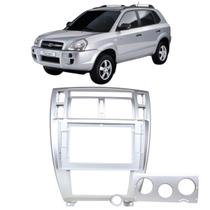 Moldura 10 Polegadas Tucson 2005 à 2016 Prata Painel Central Multimidia Expex Epx10hy009 Som