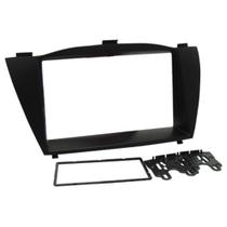 Moldura 2 Din 7 Polegadas Fiamon Hyundai Ix35 2010 À 2015 Preta