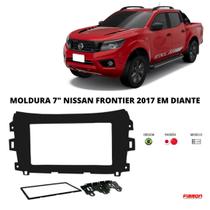 Moldura 2 Din 7 Polegadas Fiamon Nissan Frontier 2017 em diante