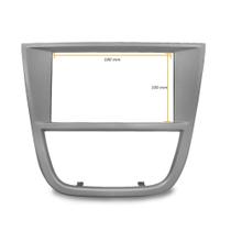 Moldura 2 Din 7 Polegadas Gol/Voyage/Saveiro Cross/Tropper Cinza JP/CH 2008 até 2012 Sem Botão Expex - EPX VW-557