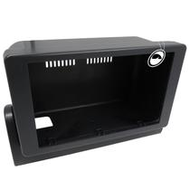 Moldura 2 Din 7'' Polegadas MP5 Uno Mille 94/13 Fiorino 97/13 Cinza