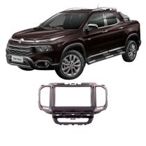 Moldura 2 Din 7 Polegadas para Toro 2016 2017 2018 2019 2020 2021 Preto Padrão Chinês Expex - EPX 478