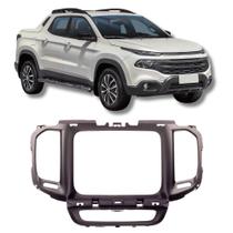 Moldura 2 Din 7 Polegadas Toro 2016 2017 2018 2019 2020 2021 Padrão Original Preta Expex - EPX 479