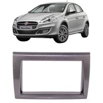 Moldura 2 Din Bravo 2012 à 2016 Grafite Brilhante Painel Central Multimidia 6.2 e 7 Polegadas Som