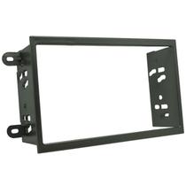 Moldura 2 Din Cobalt 2012 à 2018 Cinza Painel Central Multimidia 6.2 e 7 Polegadas Mp5 Som