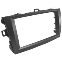 Moldura 2 Din Corolla 2009 à 2014 Grafite Painel Central Multimidia 6.2 e 7 Polegadas Mp5 Som