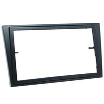 Moldura 2 Din Corsa 2002 à 2014 Meriva Montana Vectra Preta Painel Multimidia 6.2 e 7 Polegadas Mp5