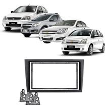 Moldura 2 Din Corsa/Vectra/Montana/Meriva Preta JP/CH EPX 210 - Expex