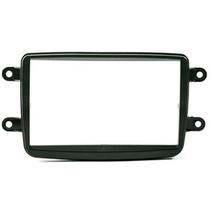 Moldura 2 Din Duster Captur Logan Preto