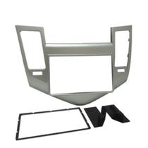 Moldura 2 Din Fiamon 3143 Chevrolet Cruze 2011-2014 Prata