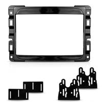 Moldura 2 Din Fiamon 7 Polegadas Toro Mobi Uno 2015 a 2021 Black Piano Padrão Chinês