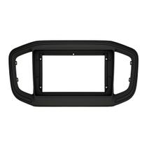 Moldura 2 Din Fiamon 9 Polegadas Fiat Strada Fiorino Mobi 2026+ Peugeot Partner Rapid 2021 Preto Fosco