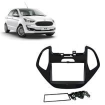Moldura 2 Din Fiamon Ford Ka Ka+ 2014 à 2018 7 Polegadas Black Piano