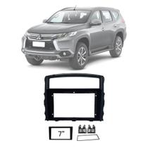 Moldura 2 din Fiamon Mitsubishi Pajero de 2010 até 2020 Moldura 2 din Fiamon Mitsubishi Pajero de 2010 até 2020