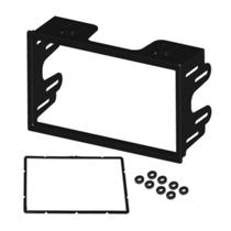 Moldura 2 Din Fiamon Polo/ Golf/ Fox/ Ecosport/ Fiesta Preta