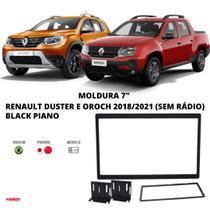 Moldura 2 Din Fiamon Renault Duster e Renault Oroch 2018 à 2021 Black Piano Moldura 2 Din Fiamon Renault Duster e Renault Oroch 2018 à 2021 Black Piano