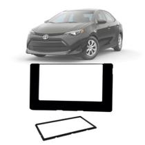Moldura 2 Din Fiamon Toyota Corolla 2017-2019 Black Piano