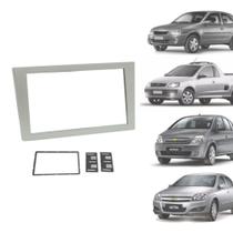 Moldura 2 Din Fiamon Vectra/ Meriva/ Montana/ Corsa Prata Moldura 2 Din Fiamon Vectra/ Meriva/ Montana/ Corsa Prata