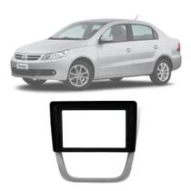 Moldura 2 din Fiamon Volkswagen Voyage Prata 9" Polegadas