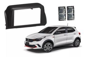 Moldura 2 Din Fiat Argo, Cronos - Preta
