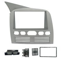 Moldura 2 Din Fiat Palio, Siena, Strada, Weekend G1 - 1996 à 2003 - Prata - Fiamon - 5981