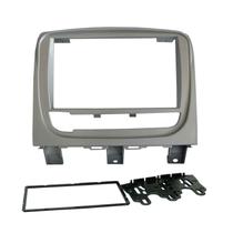Moldura 2 Din Fiat Palio Weekend Siena Strada 2013 A 2019 - Prata