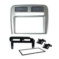 Moldura 2 Din Fiat Punto 2008 2009 2010 2011 2012 - Prata