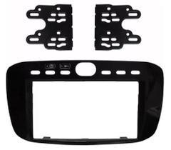 Moldura 2 Din Fiat Punto 2013 A 2017 Linea 2015 A 2016 - Preta