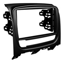 Moldura 2 Din Fiat Strada / Palio Weekend - Preta Fiamon