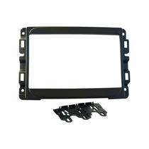 Moldura 2 Din Fiat Toro ( Mobi, Novo Uno Completos ) - Preta