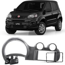 Moldura 2 Din Fiat Uno (1 Versão) 2011 a 2014 / Uno Vivace 2011 a 2014 / Fiorino 2015 a 2019 CINZA JP/CH EPX 157 Moldura 2 Din Fiat Uno (1 Versão) 2011 a 2014 / Uno Vivace 2011 a 2014 / Fiorino 2015 a 2019 CINZA JP/CH EPX 157