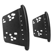 Moldura 2 Din Ford Ka Focus Ranger F250 Preta Painel Central Multimidia 6.2 e 7 Polegadas Mp5 Som