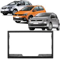 Moldura 2 Din Fox Crossfox Spacefox 2011 à 2013 Preta Painel Central Multimidia 7 Polegadas Mp5 Som