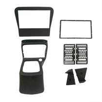 Moldura 2 Din GM Celta G1 00/05 e Prisma 00/05 Preta Com Console (Japonês/Chinês) - (5957)