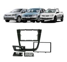 Moldura 2 Din Gol/Saveiro/Voyage G5 Preto EPX079 Moldura 2 Din Gol/Saveiro/Voyage G5 Preto EPX079