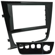 Moldura 2 Din Gol Saveiro Voyage G6 2012 à 2016 Black Piano Painel Multimidia 6.2 e 7 Polegadas Mp5