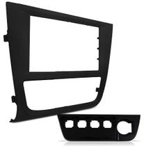 Moldura 2 Din Gol Saveiro Voyage G6 2012 à 2016 Preta Painel Central Multimidia 6.2 e 7 Polegada Mp5