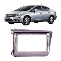 Moldura 2 din Grafite Honda Civic 2012 a 2016 9 Polegadas EPX9HO004